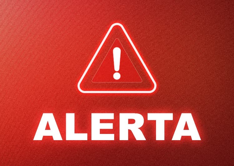 Imagem do alerta Alerta de chuva volumosa no litoral de São Paulo Imagem do alerta Alerta de chuva volumosa no litoral de São Paulo