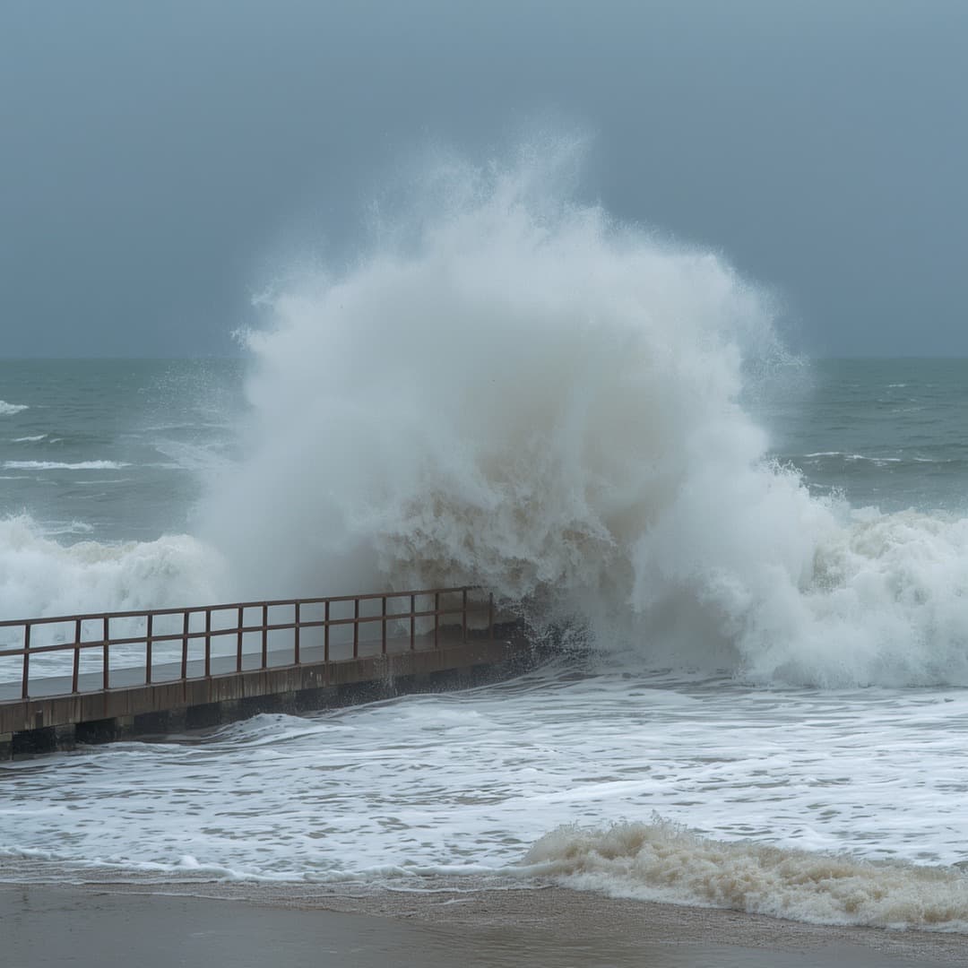 Mar fica agitado entre o Sul e o Sudeste a partir de quinta-feira Mar fica agitado entre o Sul e o Sudeste a partir de quinta-feira